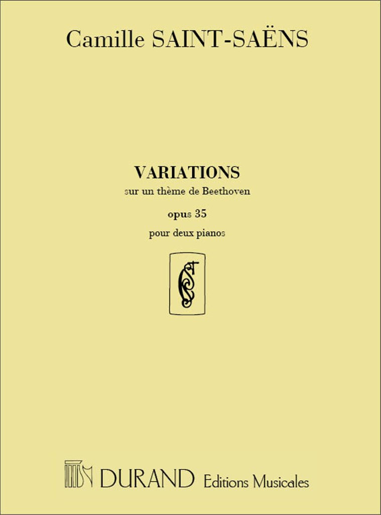 Variations Theme Beethoven Op 35 2 Pianos